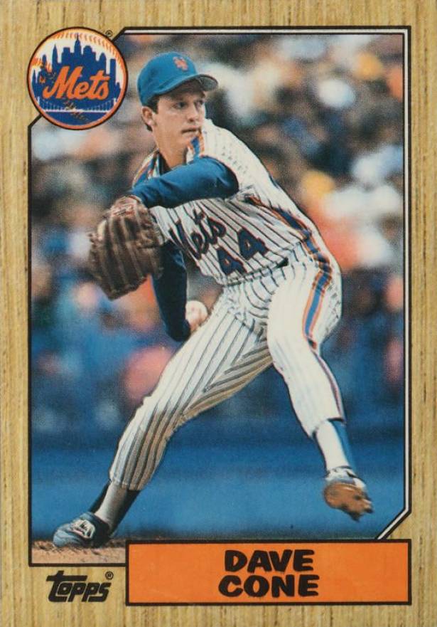 1987 Topps Traded Tiffany David Cone #24T Baseball Card