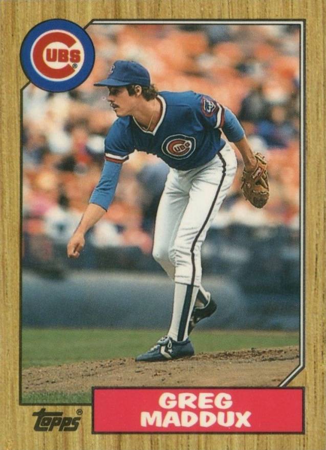 1987 Topps Traded Tiffany Greg Maddux #70T Baseball Card