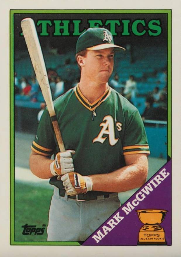 1988 Topps Tiffany Mark McGwire #580 Baseball Card