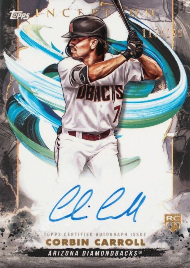 2023 Topps Inception Rookie & Emerging Stars Autographs Corbin Carroll #BRESCCA Baseball Card