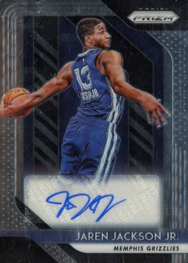 2018 Panini Prizm Rookie Signatures Jaren Jackson Jr. #RSJJJ Basketball Card