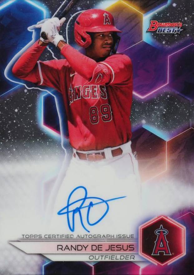 2023 Bowman's Best Best of 2023 Autographs Randy de Jesus #B23RD Baseball Card