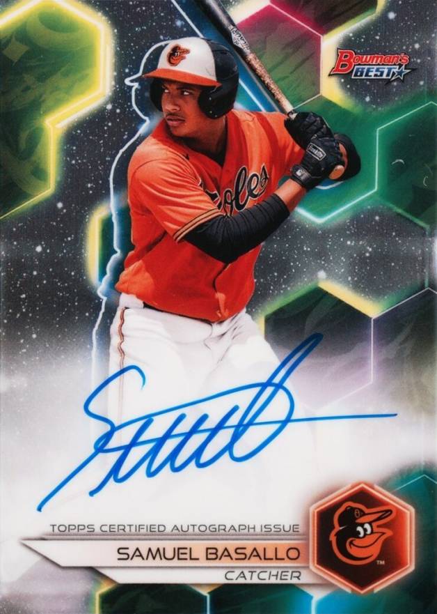 2023 Bowman's Best Best of 2023 Autographs Samuel Basallo #B23SB Baseball Card