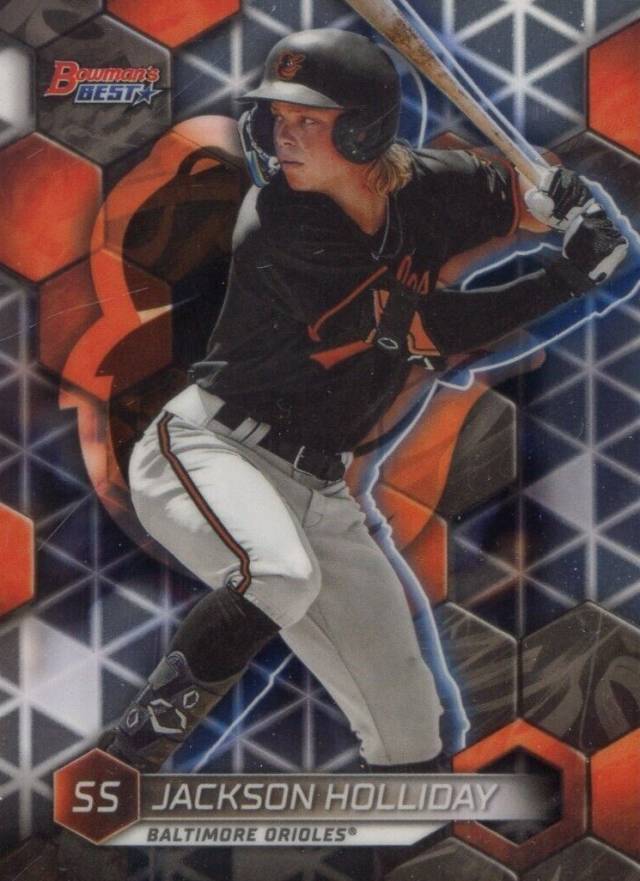 2023 Bowman's Best Top Prospects Jackson Holliday #TP12 Baseball Card