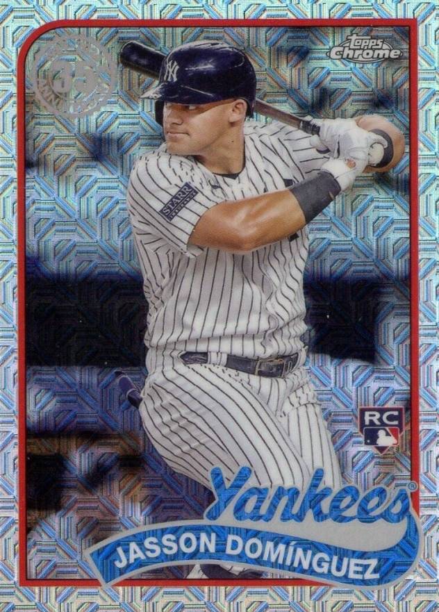 2024 Topps Silver Pack 1989 Chrome Promo Jasson Dominguez #69 Baseball Card