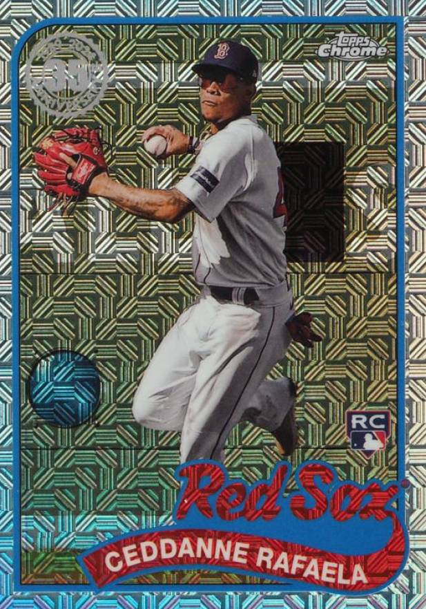 2024 Topps Silver Pack 1989 Chrome Promo Ceddanne Rafaela #39 Baseball Card