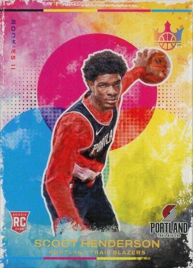 2023 Panini Court Kings Scoot Henderson #108 Basketball Card