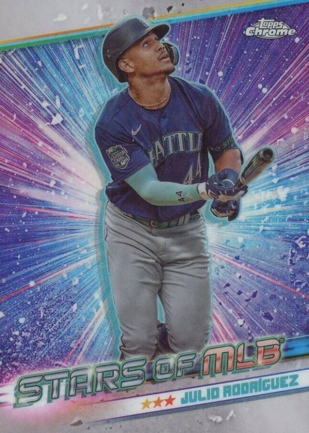 2024 Topps Stars of MLB Chrome Julio Rodriguez #CSMLB16 Baseball Card