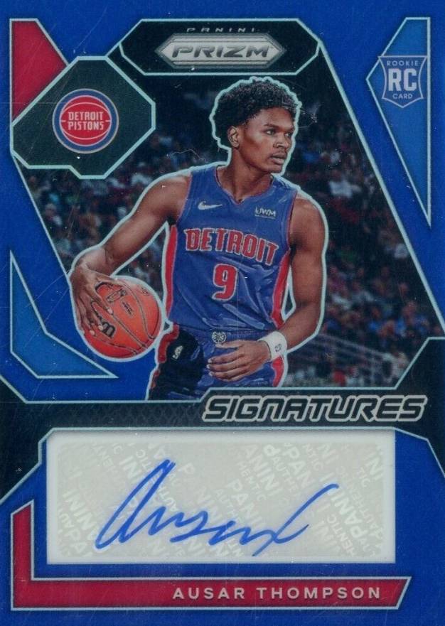 2023 Panini Prizm Rookie Signatures Ausar Thompson #RSIASR Basketball Card