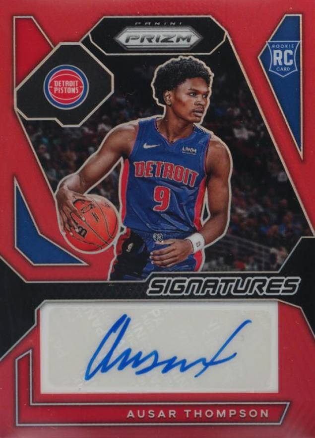 2023 Panini Prizm Rookie Signatures Ausar Thompson #RSIASR Basketball Card