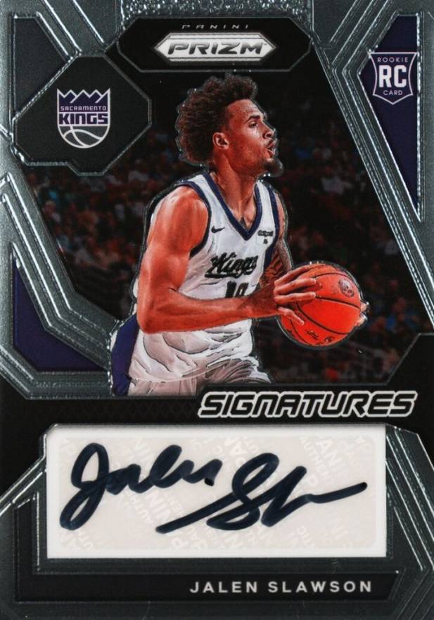 2023 Panini Prizm Rookie Signatures Jalen Slawson #RSISLW Basketball Card