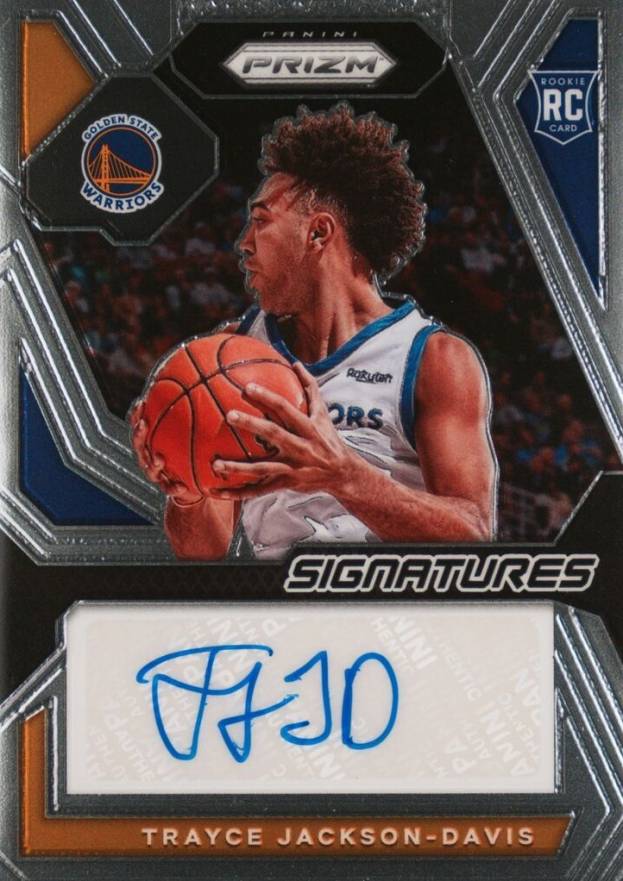 2023 Panini Prizm Rookie Signatures Trayce Jackson-Davis #RSITJD Basketball Card