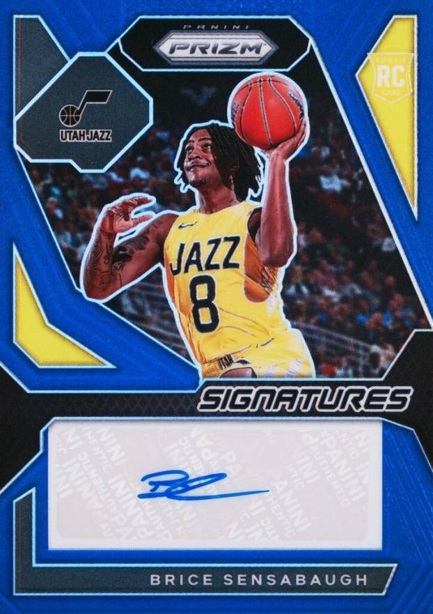 2023 Panini Prizm Rookie Signatures Brice Sensabaugh #RSISEN Basketball Card