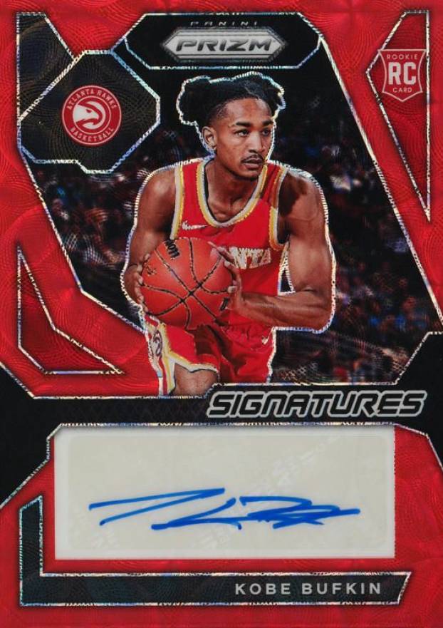 2023 Panini Prizm Rookie Signatures Kobe Bufkin #RSIBUF Basketball Card