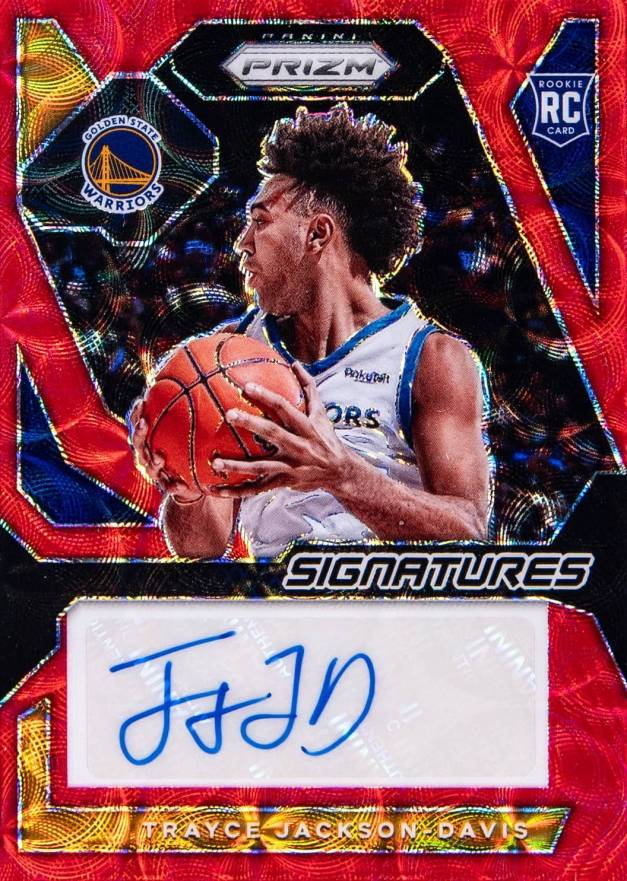 2023 Panini Prizm Rookie Signatures Trayce Jackson-Davis #RSITJD Basketball Card