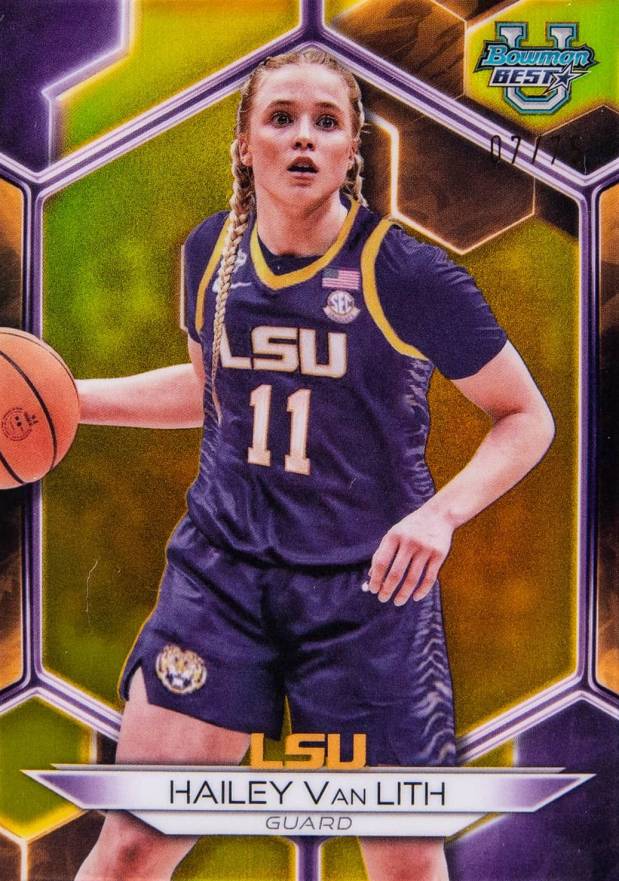 2023 Bowman University Best Hailey Van Lith #45 Basketball Card