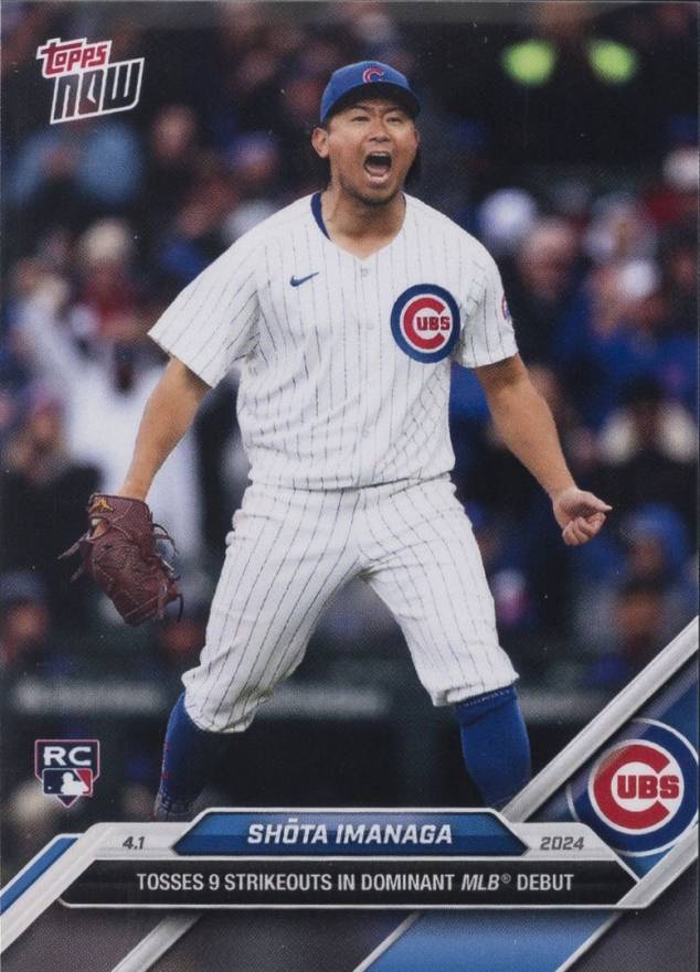 2024 Topps Now Shota Imanaga #27 Baseball Card