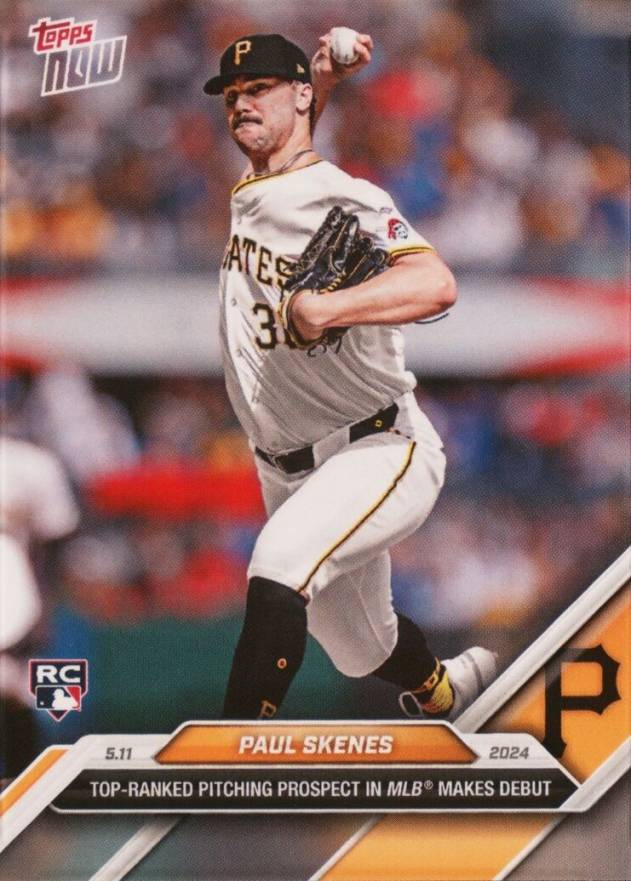 2024 Topps Now Paul Skenes #179 Baseball Card