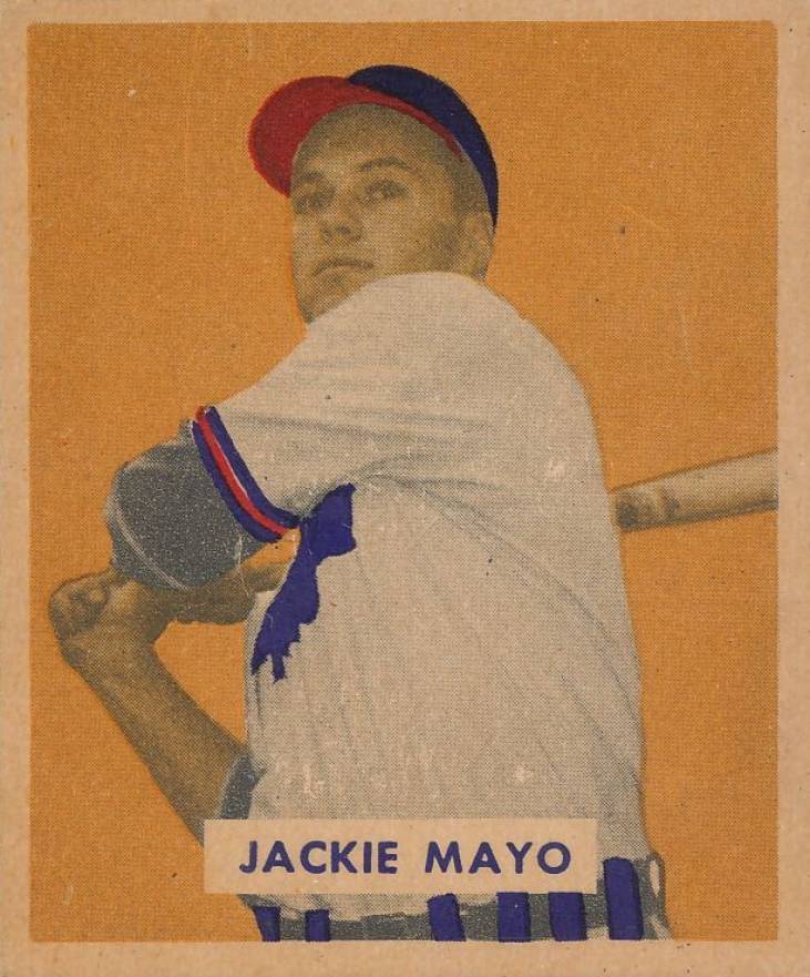 1949 Bowman Jackie Mayo #228 Baseball Card