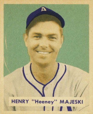 1949 Bowman Henry Majeski #127p Baseball Card