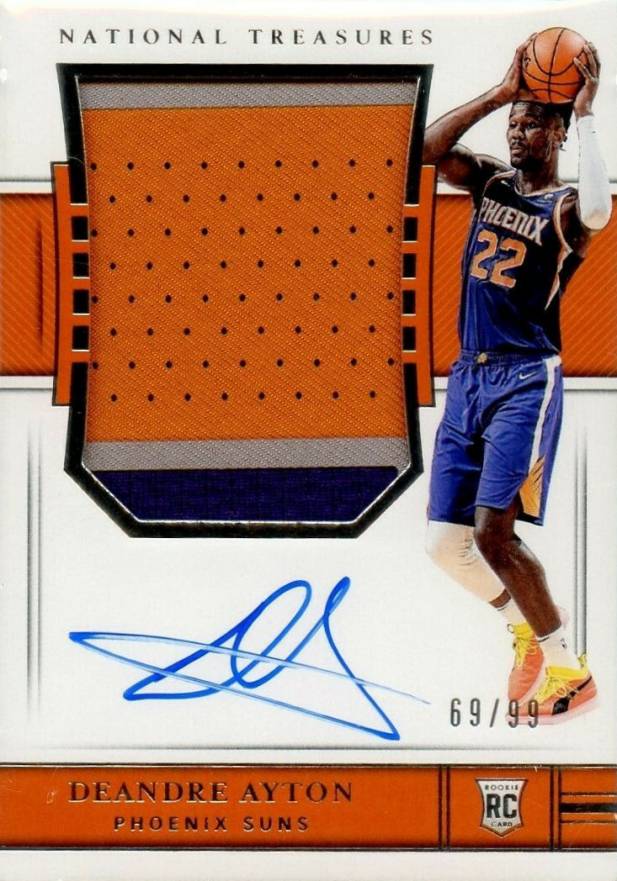 2018 Panini National Treasures DeAndre Ayton #118 Basketball Card