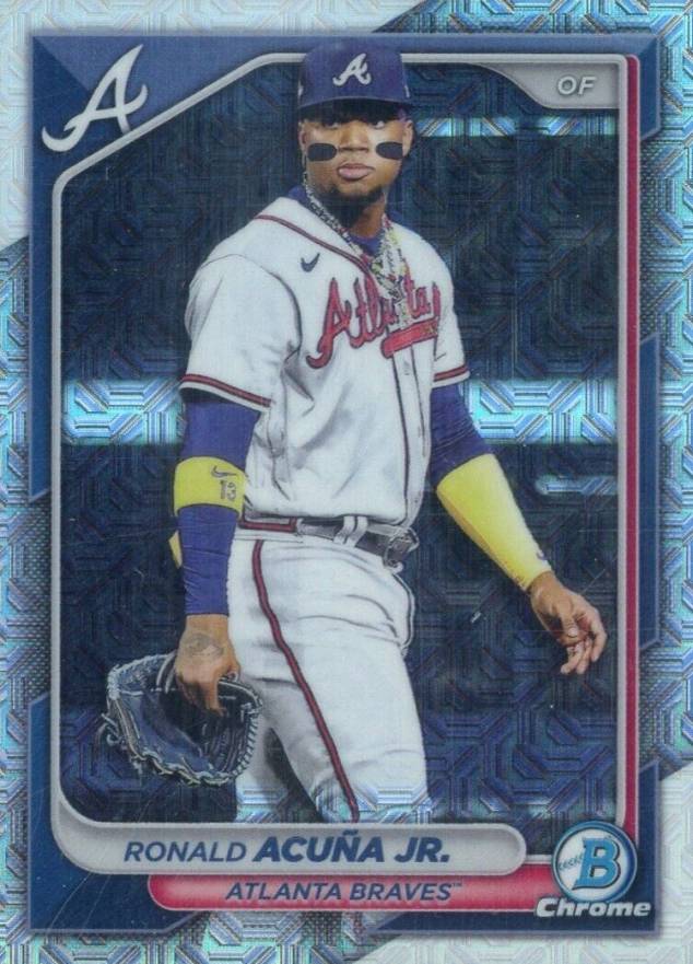 2024 Bowman Mega Box Chrome Ronald Acuna Jr. #32 Baseball Card