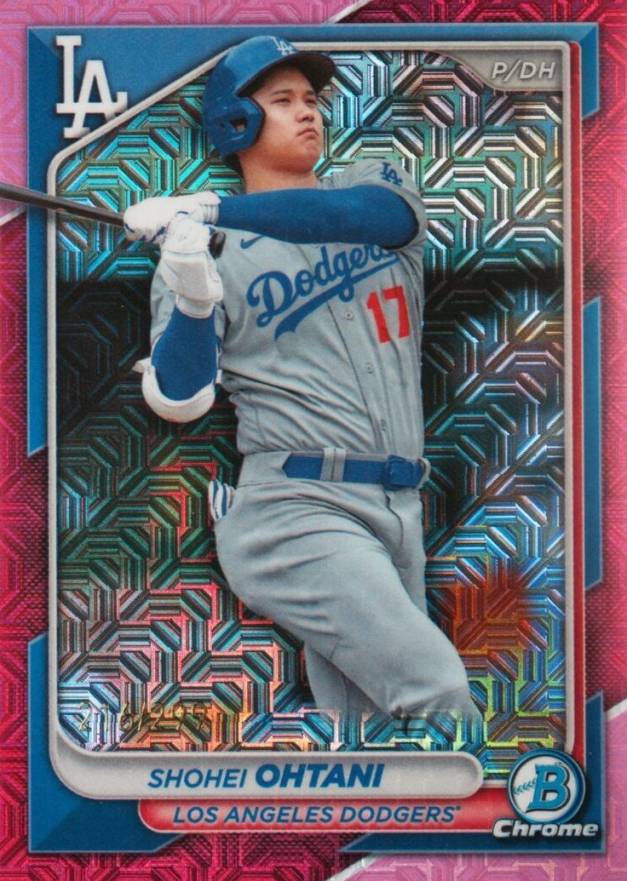 2024 Bowman Mega Box Chrome Shohei Ohtani #33 Baseball Card