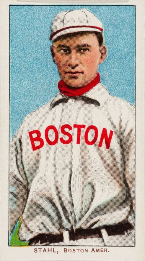 1909 White Borders Sovereign Stahl, Boston Amer. #459 Baseball Card