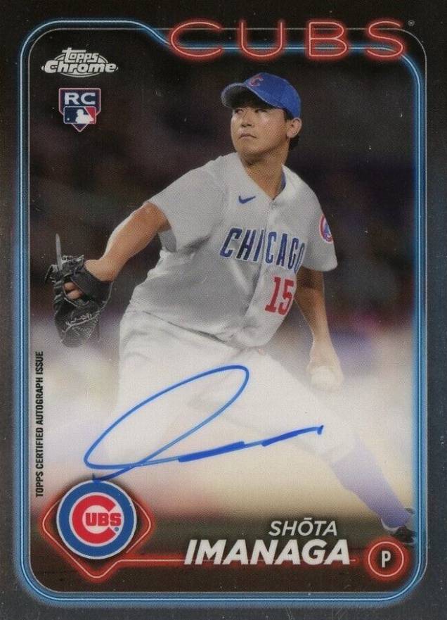 2024 Topps Chrome Rookie Autographs Shota Imanaga #RASI Baseball Card