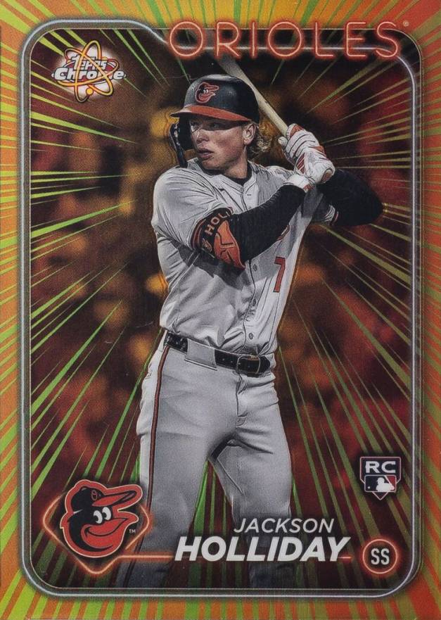 2024 Topps Chrome Radiating Rookies Jackson Holliday #RR19 Baseball Card