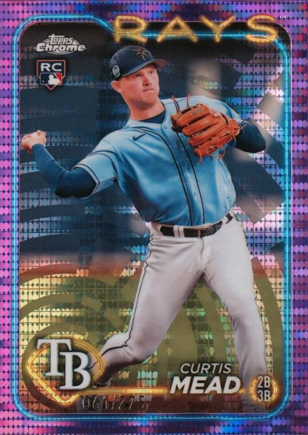 2024 Topps Chrome Curtis Mead #209 Baseball Card