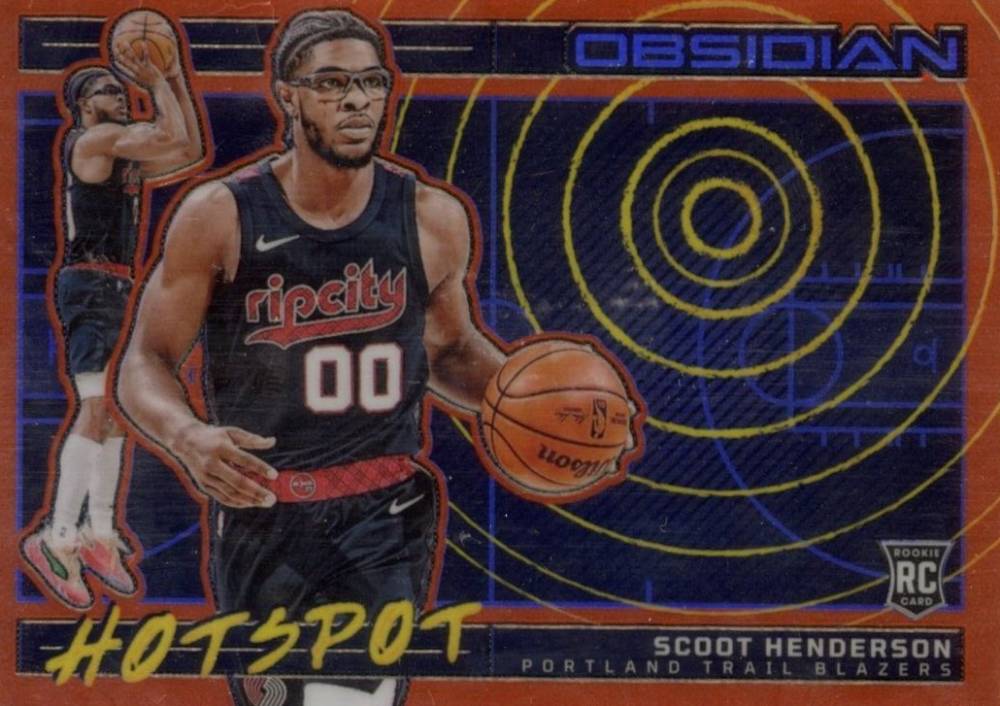 2023 Panini Obsidian Hotspot Scoot Henderson #6 Basketball Card