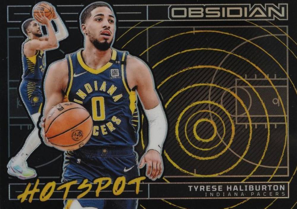 2023 Panini Obsidian Hotspot Tyrese Haliburton #11 Basketball Card