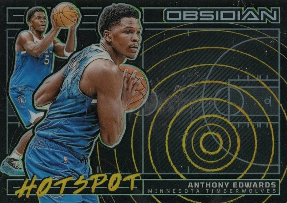 2023 Panini Obsidian Hotspot Anthony Edwards #16 Basketball Card