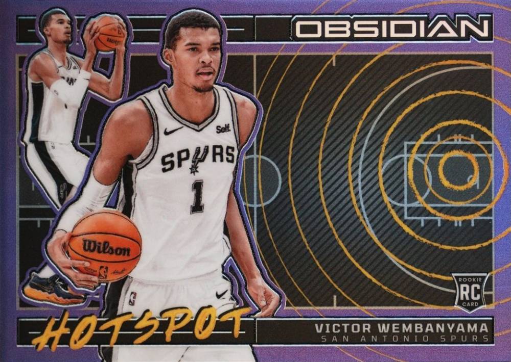 2023 Panini Obsidian Hotspot Victor Wembanyama #18 Basketball Card