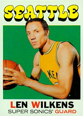 1971 Topps Len Wilkens #80 Basketball Card