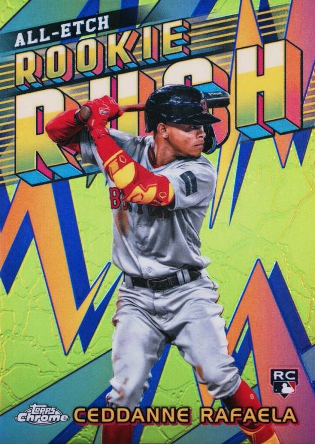 2024 Topps Chrome Chrome All Etch Rookie Rush Ceddanne Rafaela #19 Baseball Card