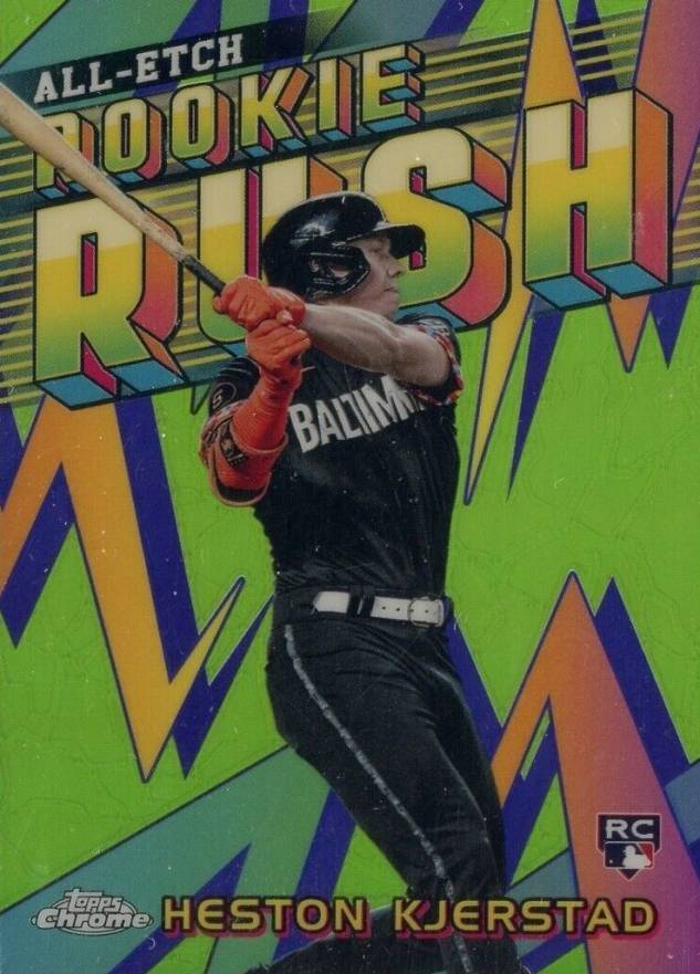 2024 Topps Chrome Chrome All Etch Rookie Rush Heston Kjerstad #15 Baseball Card