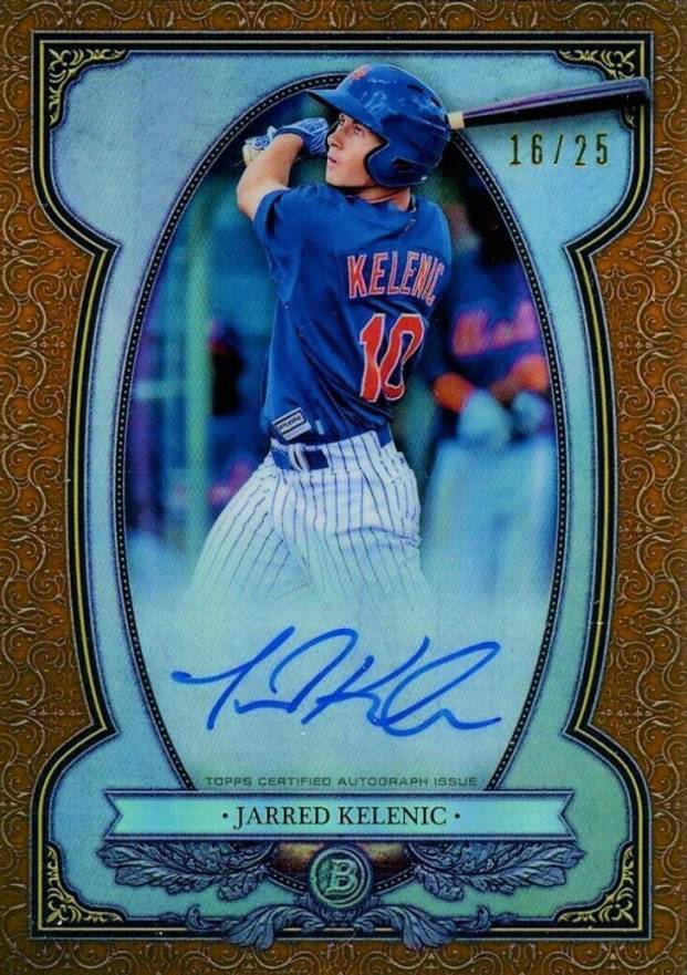 2019 Bowman Sterling Continuity Autographs Jarred Kelenic #BSAJK Baseball Card