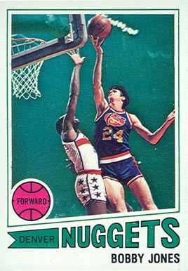 1977 Topps Bobby Jones #118 Basketball Card