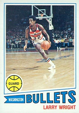 1977 Topps Larry Wright #112 Basketball Card