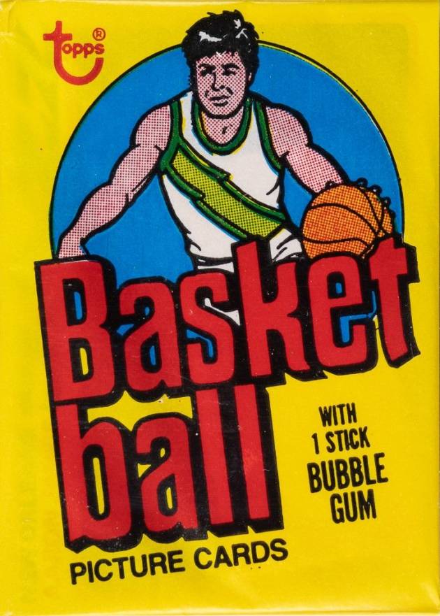 1978 Topps Wax Pack #WP Basketball Card