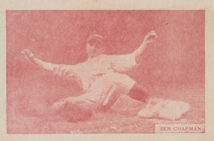 1933 Uncle Jacks Candy Ben Chapman # Baseball Card