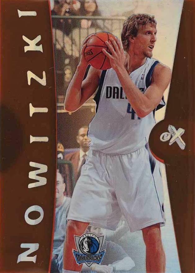 2006 Fleer E-X Dirk Nowitzki #7 Basketball Card