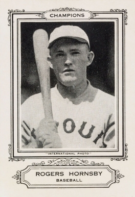 1926 Spalding Champion Rogers Hornsby # Baseball Card