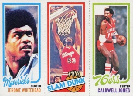 1980 Topps Whitehead/Gilmore/Jones # Basketball Card