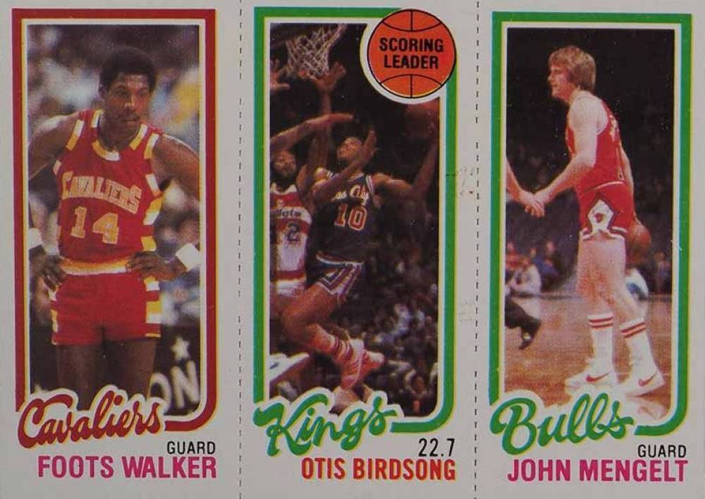 1980 Topps Walker/Birdsong/Mengelt # Basketball Card