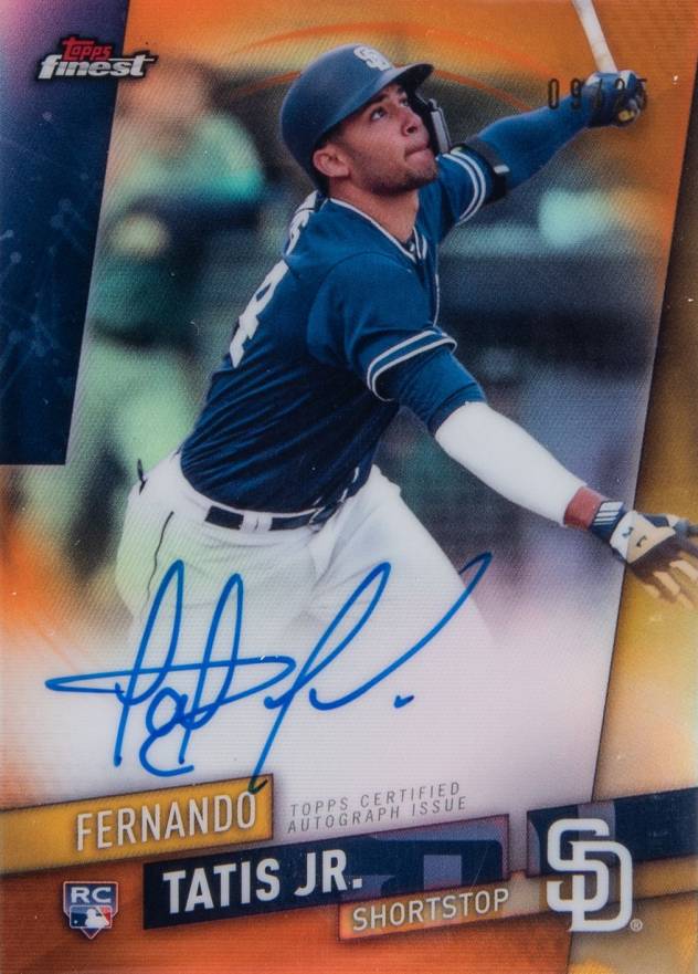 2019 Finest Autographs Fernando Tatis Jr. #FA-FTJ Baseball Card