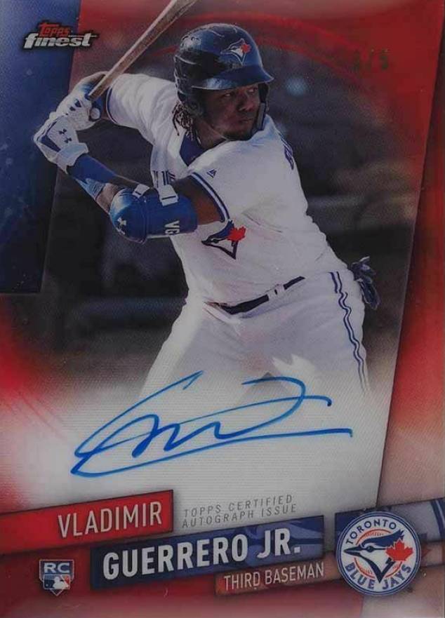 2019 Finest Autographs Vladimir Guerrero Jr. #FA-VGJ Baseball Card