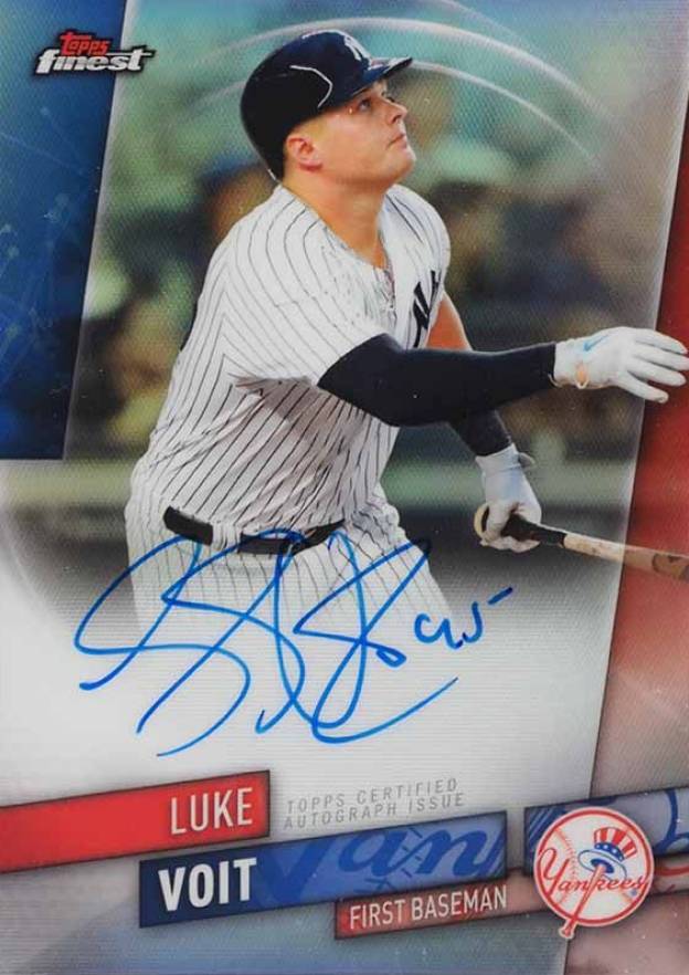 2019 Finest Autographs Luke Voit #FA-LV Baseball Card